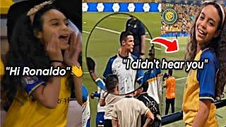 Cristiano Ronaldo Ignoring Viral Moroccon Girl At Alnassr Game️|#cr7fans #alnassr#cr7fans#viral