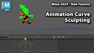 Animation Curve Sculpting (Maya 2024 New Feature!)