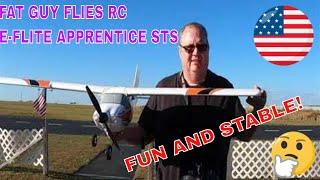 E-FLITE APPRENTICE STS- SUPER STABLE AND FUN by Fat Guy Flies RC