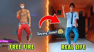 TOP 10 ASAL USUL EMOTE FREE FIRE DI DUNIA NYATA (REAL LIFE)