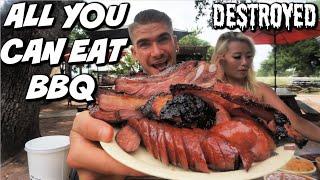 LEGENDARY TEXAS BBQ ALL YOU CAN EAT! Famous BBQ | Austin Texas | Salt Lick | Man Vs Food