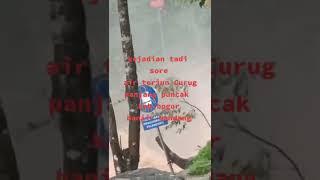 banjir dicurug panjang bogor #video #banjirbandang #curug #bogor#shorts