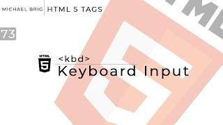 HTML Tags - kbd