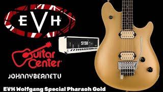 EVH Wolfgang Special Electric Guitar Pharaoh Gold Guitar Center LIVE! 8/5/24 #evhgear #johnnybeaneTV