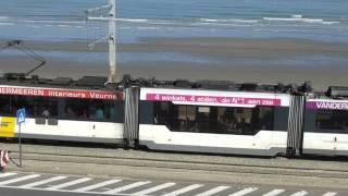 Straßenbahn Kusttram Oostende - De Panne (Belgien)