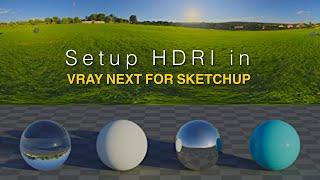 Setup HDRI in Vray Next for Sketchup 2019