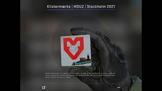 MOUZ gold sticker unboxing (Stockholm 2021 Capsules)