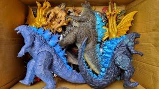 Toy Review Godzilla, King Ghidorah, Titan, Shark, Mosasaurus, Dinosaur, T-Rex, Transformers