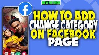 how to change category on Facebook page 2023