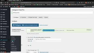 WordPress Tutorial: How to connect your Instagram account