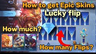 How to get Kaja Inferno TaskMaster New Epic Skin in the Lucky Flip / How many Spins and How Much 