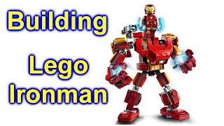 Marvel Avengers Iron Man Mech Kit Lego 76140 Open and Build Watch It Build Itself