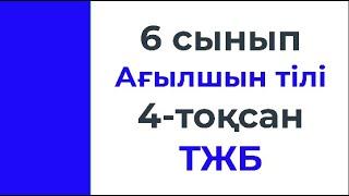 6 сынып Ағылшын тілі 4 тоқсан ТЖБ