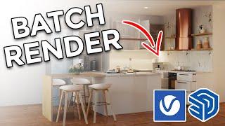How to Create Batch Renders in Vray 5 for Sketchup | Vray for Sketchup Tutorial