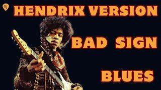 Born Under A Bad Sign Hendrix / Albert King Style Jam Track (B Blues)