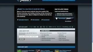 Downloading and Installing Jquery