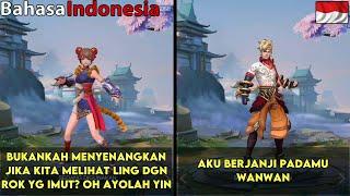 Percakapan Khusus Hero Yin mobile legend bahasa Indonesia || Dialog Hero Yin