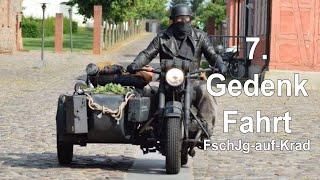 7. Gedenk-Fahrt 2021 "Fallschirmjäger auf Krad" | FschJg-auf-Krad [deutsch] | Militär WK 1 + WK 2