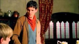 Merlin & Arthur 5x03:"You're threatening me with a spoon?!?"scene