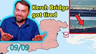 Update from Ukraine | Kerch Bridge got tired | Supply chaos for Ruzzia |  Politics push Ukraine