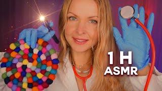 ASMR ROLEPLAY POUR DORMIR 1H  Infirmière prends soin de toi et te fait l'examen médical, français