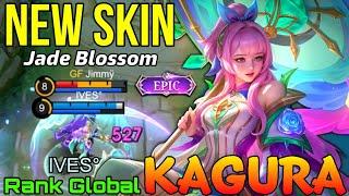 Jade Blossom Kagura New EPIC Skin Gameplay - Top Global Kagura by IVES° - Mobile Legends