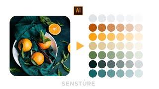 How To Create Color Palette From A Photo | Adobe Illustrator | Save To Swatches