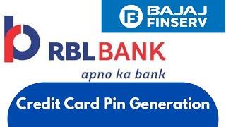 How To Generate Rbl Credit Card PIN | Rbl Credit Card Pin Kaise Kare | Activate Bajaj Rbl Bank Card