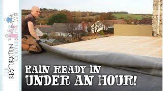 How To Fit An Epdm Roofing Rubber Membrane