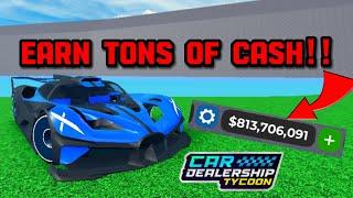 NEW AFK FARMING METHOD WITHOUT AUTOCLICKER IN Car Dealership tycoon!! | Mird CDT