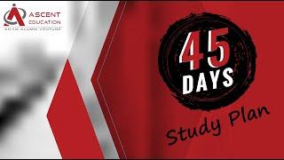 45 days study Plan | How to Prepare for TANCET MBA 2021 | Ascent Education