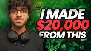 EASIEST WAY TO MAKE MONEY FROM ANIMATION / GAME DEVELOPMENT | I MADE $20,000 FROM DOING THIS