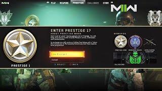This is the MW2 Prestige System (MWII How to Prestige)