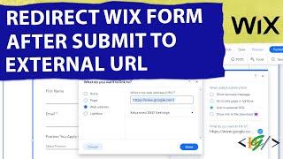 How to Redirect  Form After Form Submission to External URL in Wix Website | Web Address