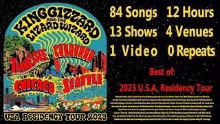 King Gizzard & The Lizard Wizard LIVE - Best Of The 2023 US Residency tour (Every Song, No Repeats)