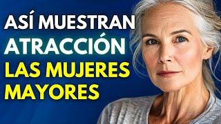 Así es como las mujeres mayores muestran atracción: señales clave de que le gustas