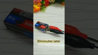 100% Charge dead 9v battery #youtubeshorts #shorts