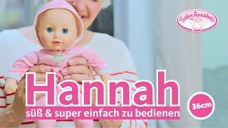  Die erste elektronische Funktionspuppe: Entdecke Baby Annabell Hannah