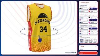 The C!Factory online store - 3D Basketball jersey personalization experience