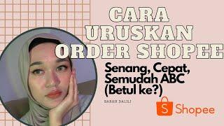 Cara Uruskan Order SHOPEE gunakan J&T Express, senang, cepat semudah ABC 