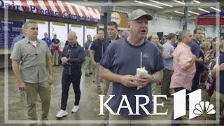 Gov. Tim Walz visits the Minnesota State Fair