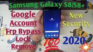 Samsung Galaxy S8/S8PLUS U8/U9 FRP/Google Lock Bypass Android 9 WITHOUT PC 2020