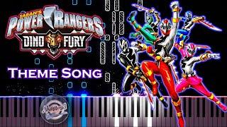 Power Rangers Dino Fury Theme Piano Cover and Tutorial