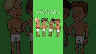 4 boys matching snapchat bitmoji outfit #bitmoji #snapchat #matchingoutfits