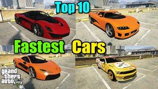 Top 10 Fastest Cars In GTA 5 Story Mode (2025)