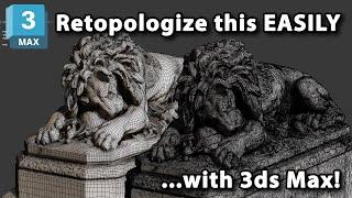 How to Retopologize in 3ds Max