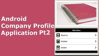 Android Company Profile Application Part2