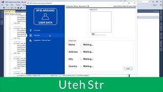 Visual Basic .Net | Arduino RFID RC522 with VB Net Interface using MySQL Database | UI Design