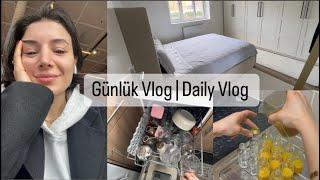 Günlük VLOG |Yürüyüş ‍️, gelen soruya cevap, rutin ev işleri, nevresim günü, yeni shotlar....