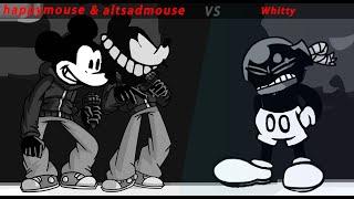 FNF Smile But 2 Mickey Mouse Vs Whitty Sing It (FNF Whitty Sings Smile) - Friday Night Funkin'